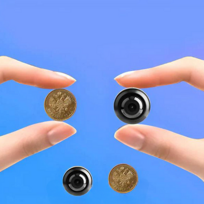 Mini Cámara de Seguridad Full HD 4K UltraVision™ | Con Micrófono Incluido.