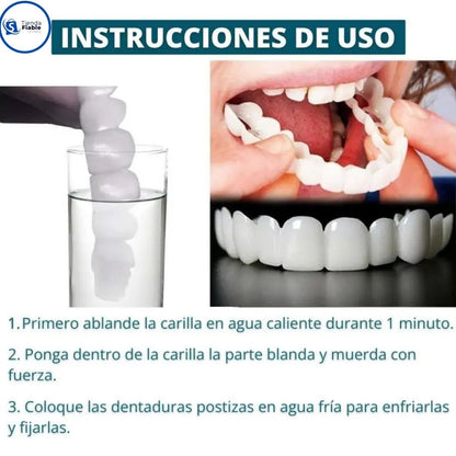 CARILLAS DENTALES SNAP ON DENTURE UN CAMBIO QUE TRANSFORMA TU VIDA AL INSTANTE