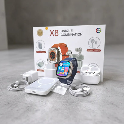 Smart Watch Ultra 2 + AirPods Pro de segunda generación + Batería magnética de 10,000 mAh