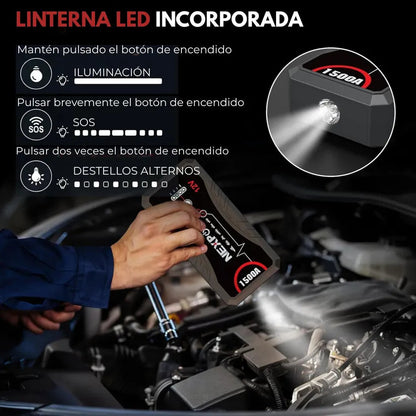EnergyMax™ Arrancador de Batería Con 11.000 mAh