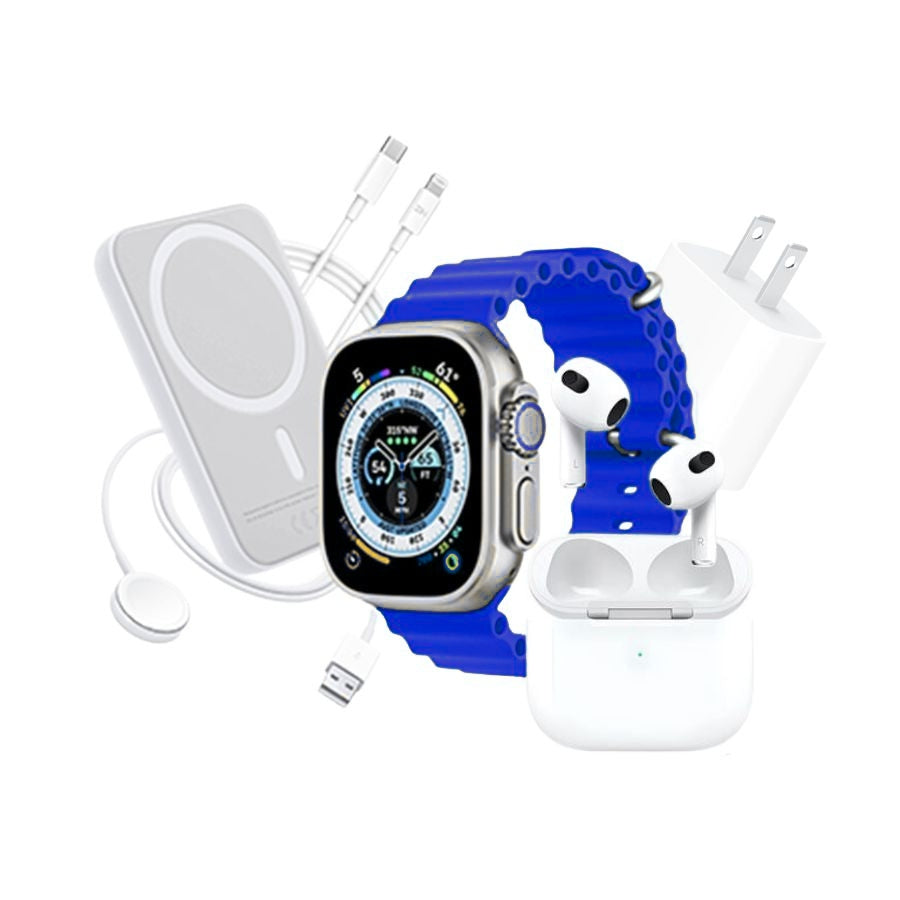 Smart Watch Ultra 2 + AirPods Pro de segunda generación + Batería magnética de 10,000 mAh